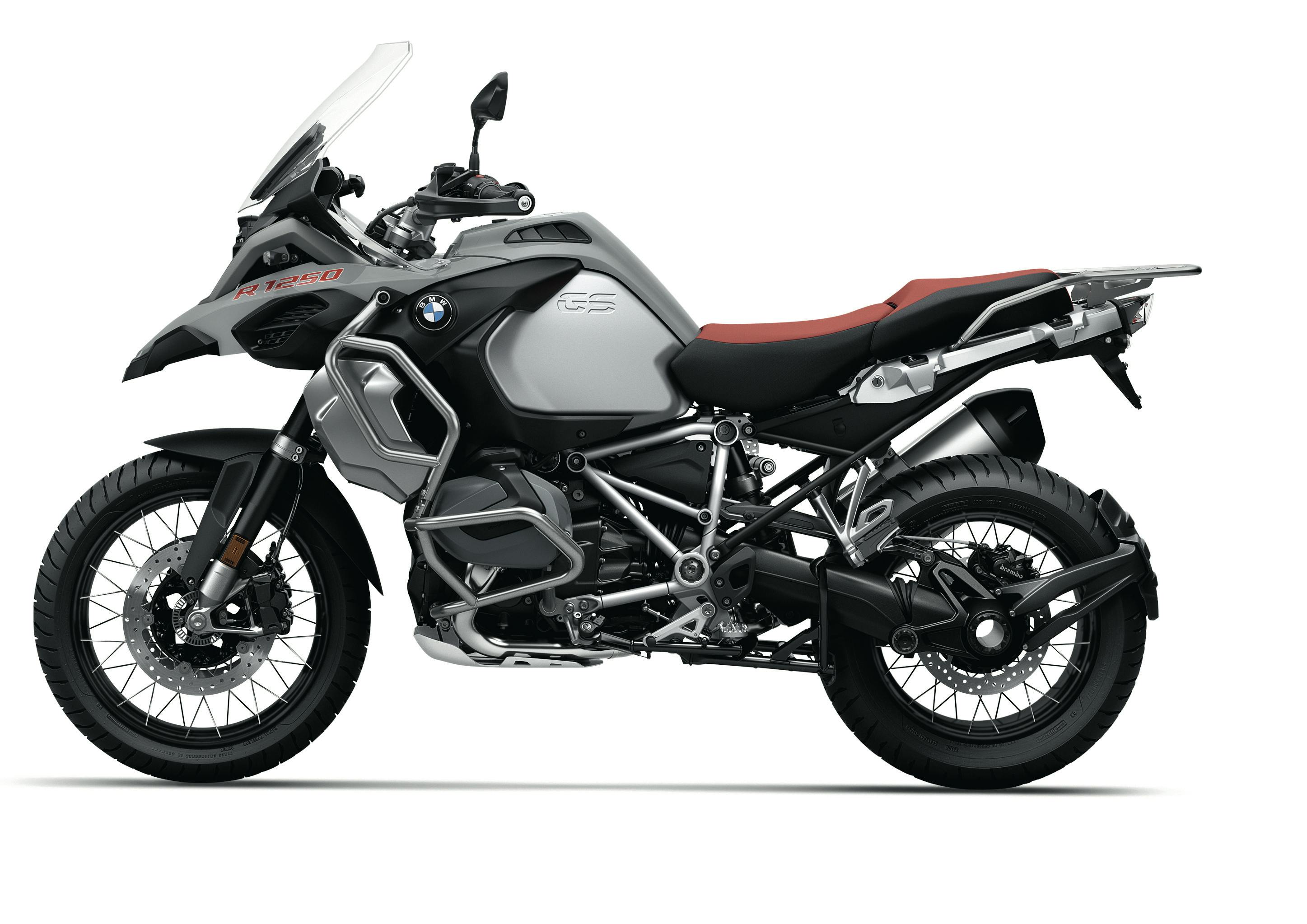 BMW R 1250 GS Adventure in ice grey colour