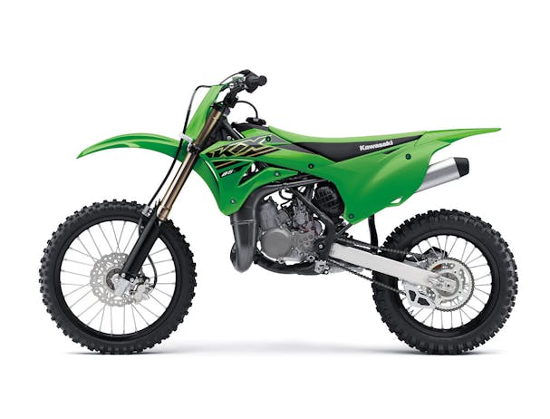 KAWASAKI KX85-II in lime green colour