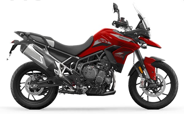 Tiger 900 GT Pro in Korosi Red colour