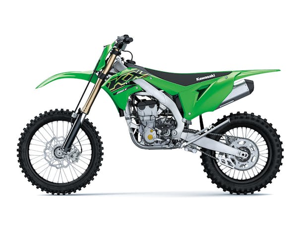 Kawasaki KX250X in Lime Green colour