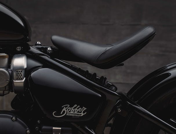 New triumph bonneville single seat