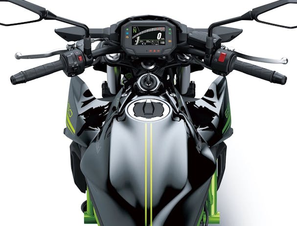 Kawasaki Z650L top shot