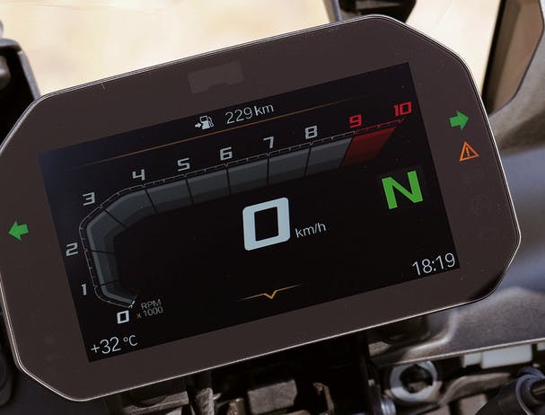 BMW F 750 GS TFT-display