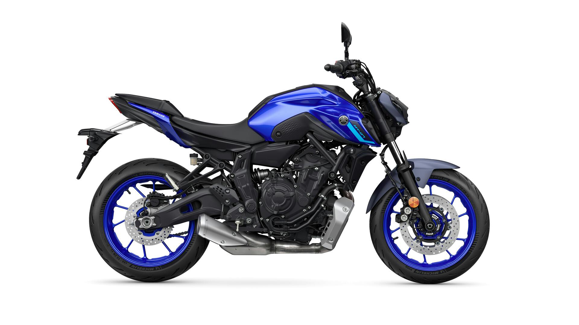 Yamaha MT-07HO in icon blue colour