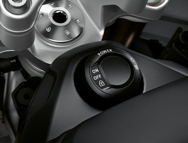 BMW S 1000 XR keyless start button