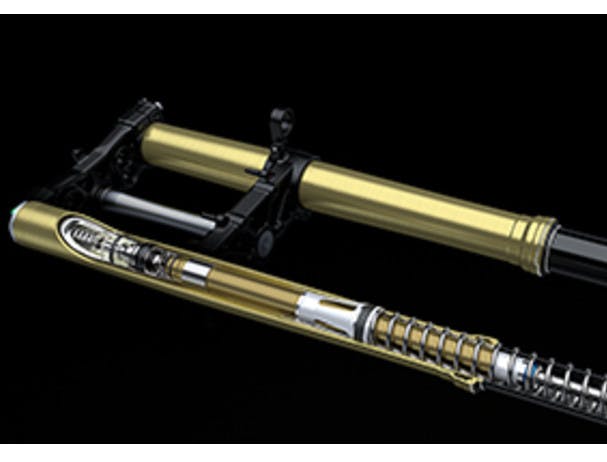 KAWASAKI KX450's Kashima coat forks