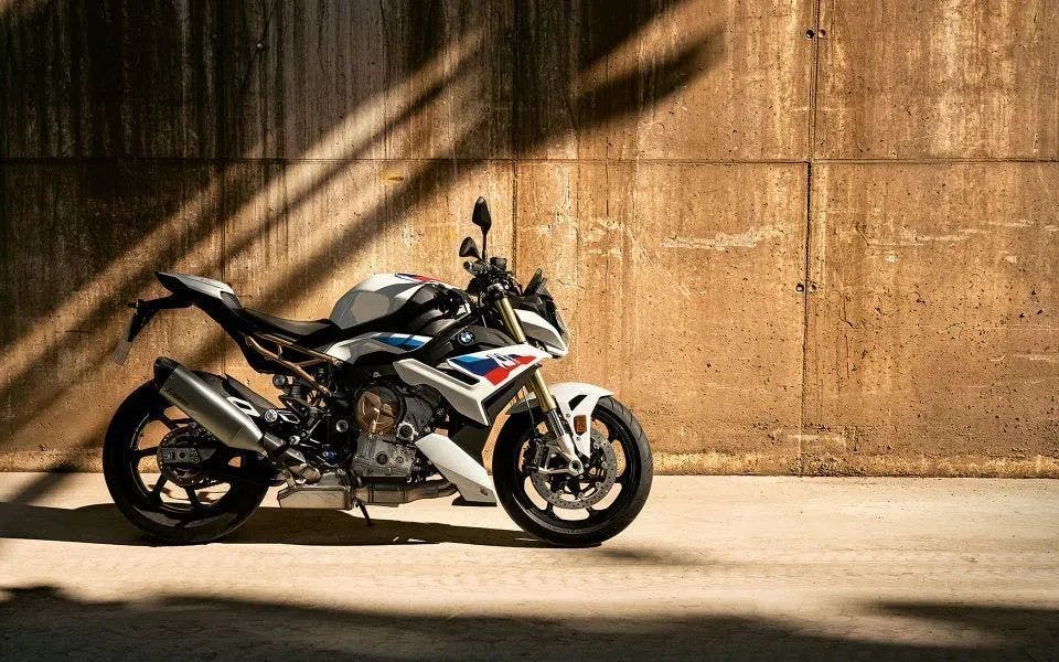 BMW S 1000 R parked