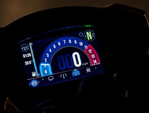 TRIUMPH SPEED TRIPLE S TFT display