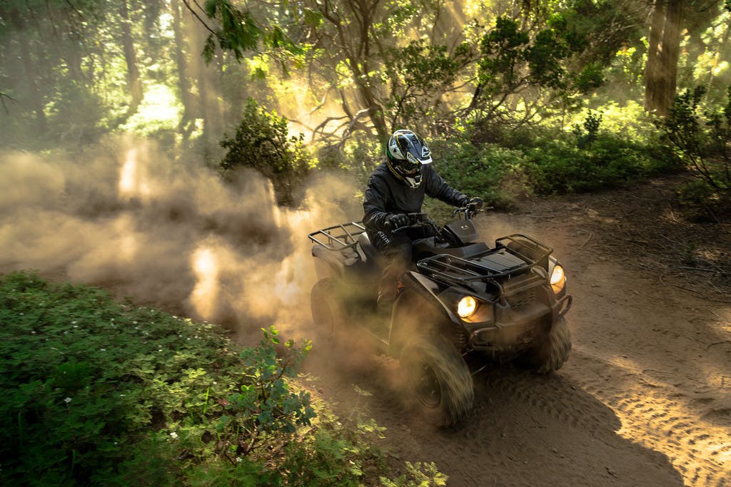 2018 KAWASAKI BRUTE FORCE 300 Being Ridden Off Road