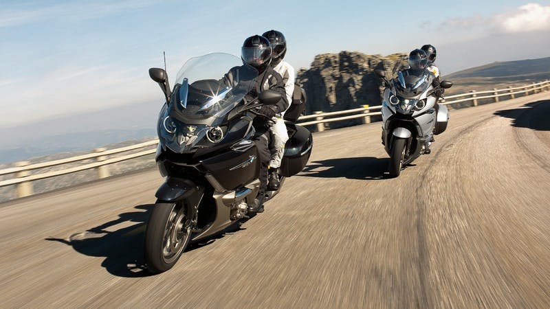 BMW K 1600 GTL on a road