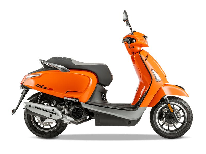 Kymco Like 150 S in orange colour