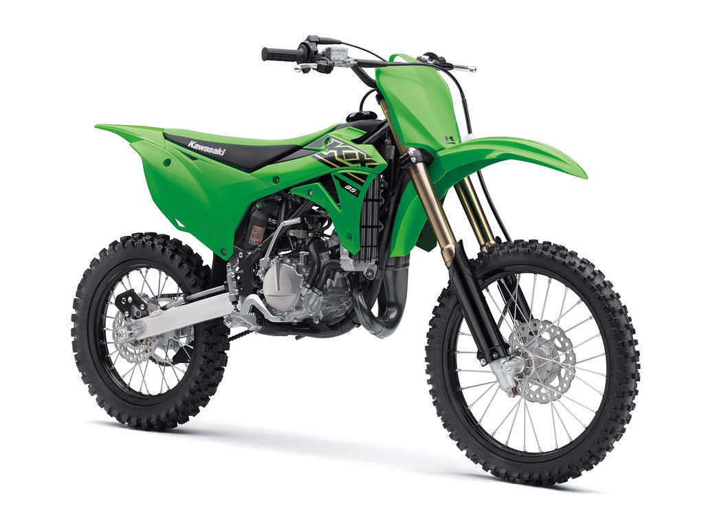 KAWASAKI KX85-II in lime green colour