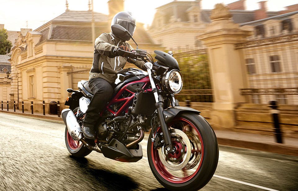 Suzuki SV650 on the road