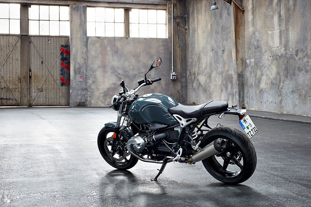 BMW R nineT Pure, parked