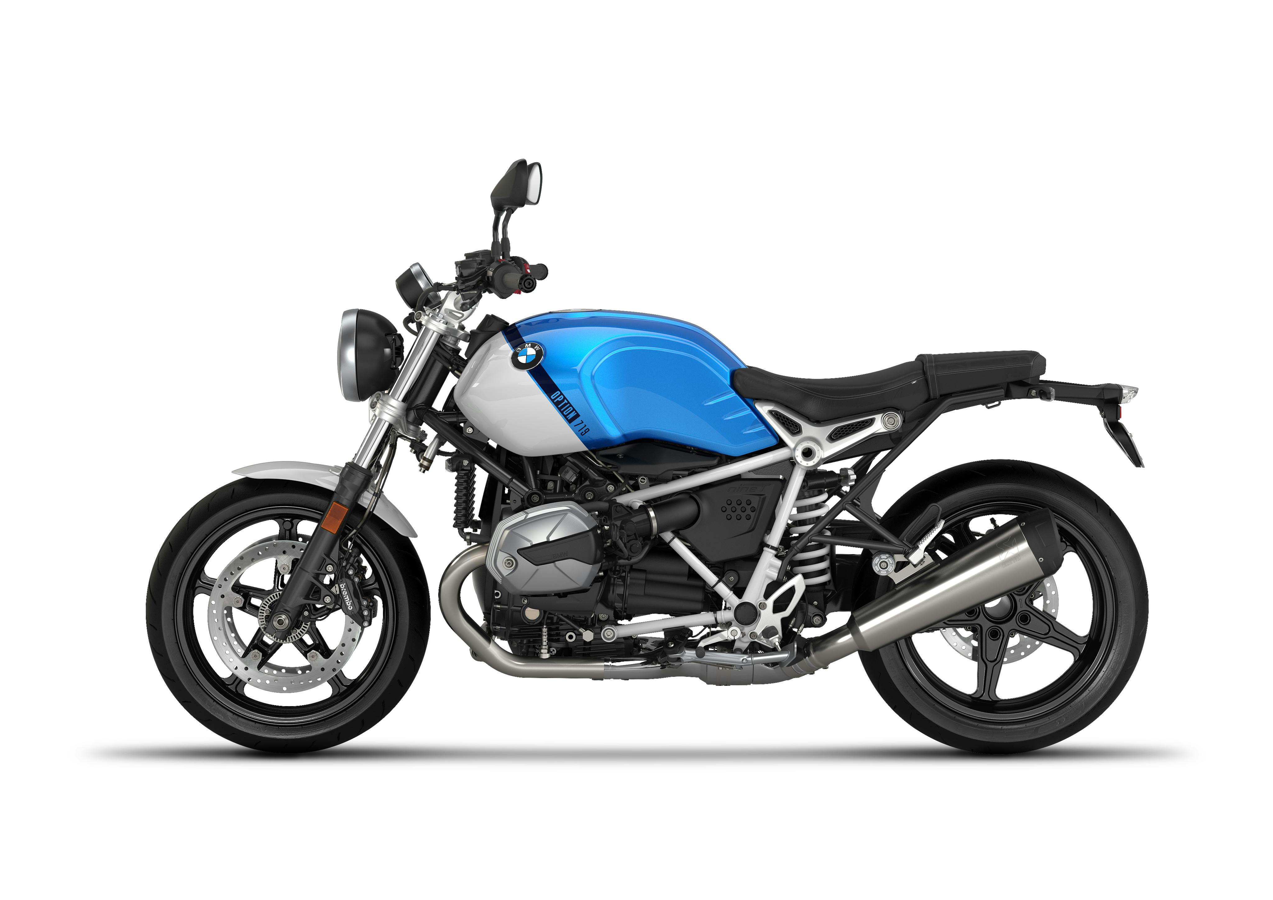 BMW R nineT Pure in Option 719 Cosmic Blue Metallic/Light White colour