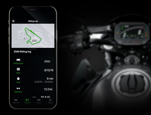 Kawasaki Z650L smartphone connectivity
