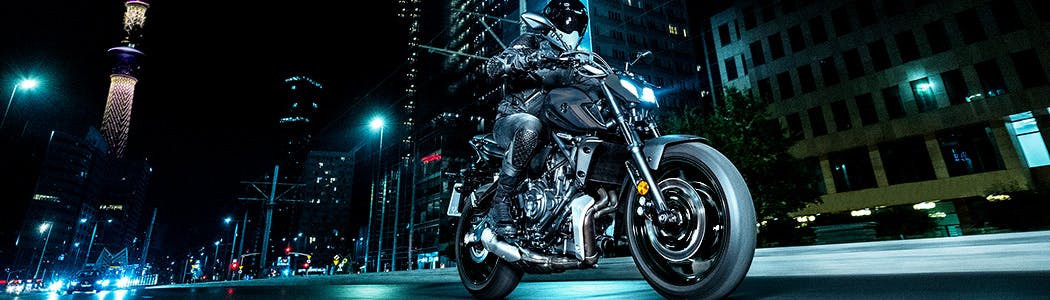 Yamaha MT-07HO in tech black colour