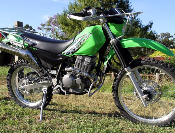 KAWASAKI STOCKMAN 250 side stand