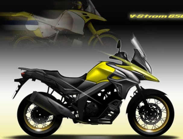 SUZUKI V-STROM 650 ABS in champion yellow no.2 colour