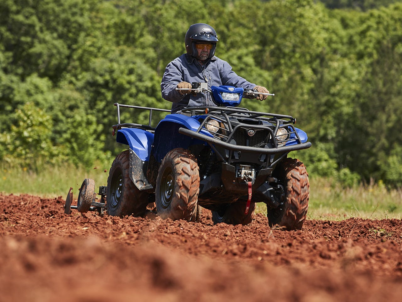 Yamaha Kodiak 700 EPS on off road track