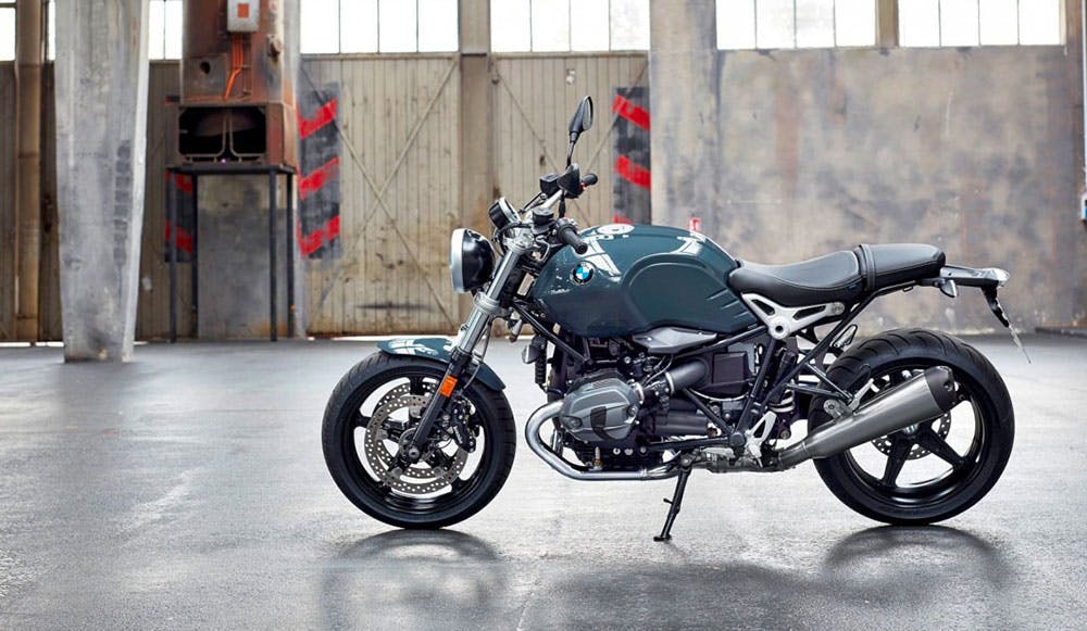 BMW R nineT Pure, parked