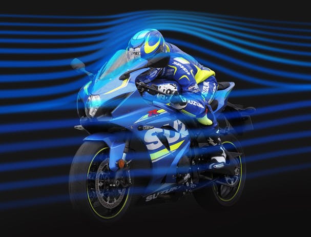 SUZUKI GSX-R1000 ABS in metallic triton blue colour