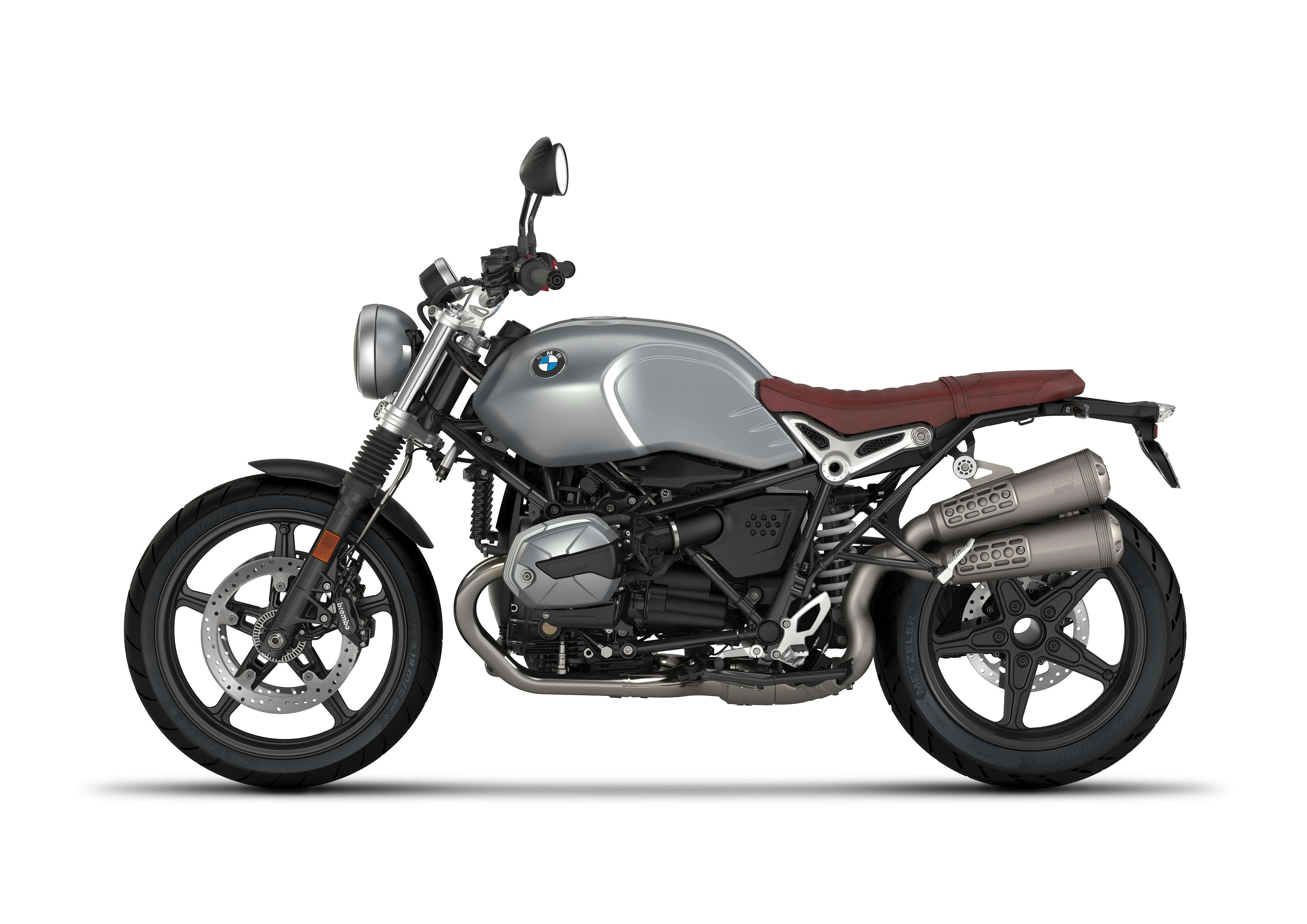 BWM R nineT Scrambler in Granite Grey Metallic colour