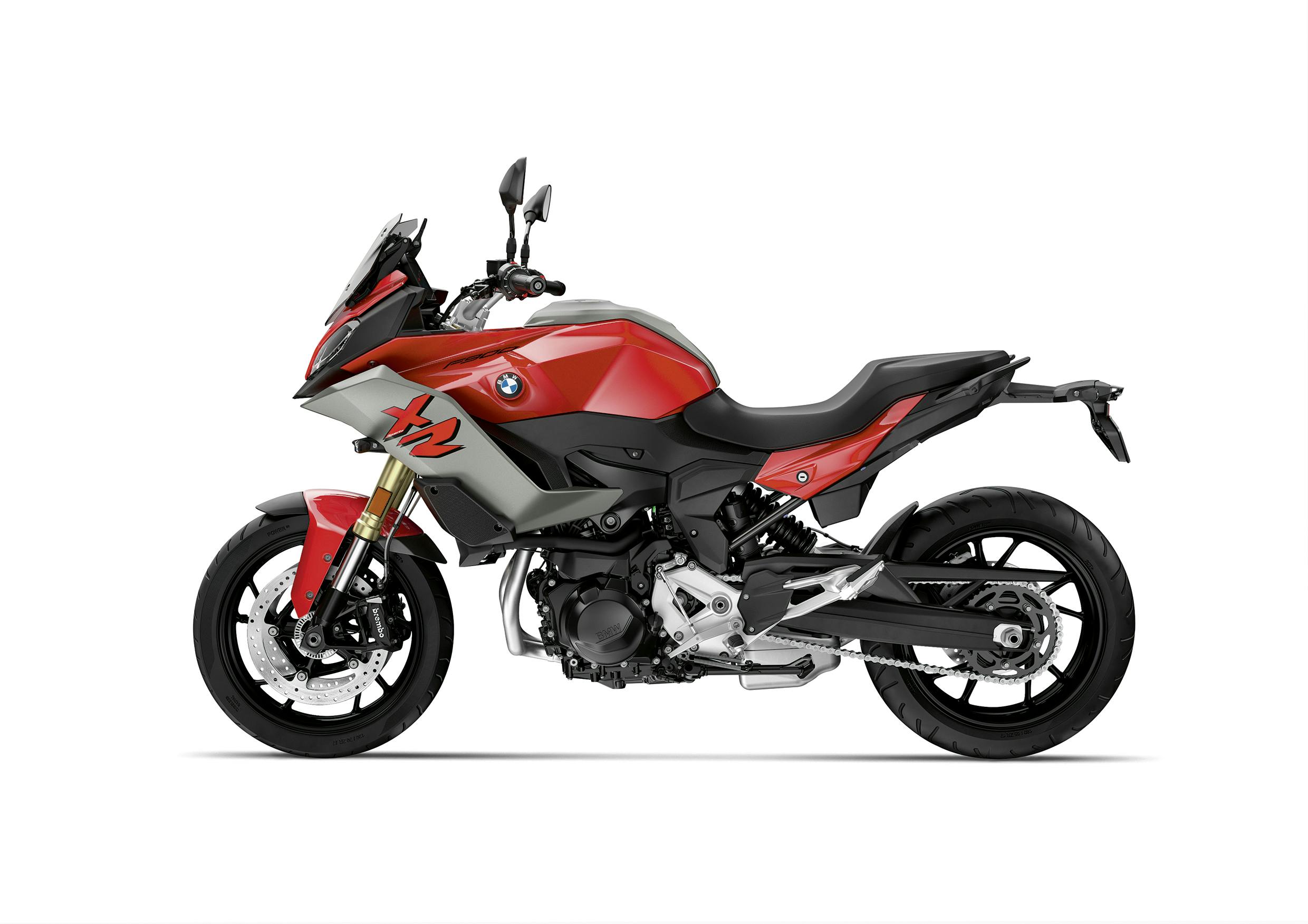 BMW F 900 XR in racing red colour