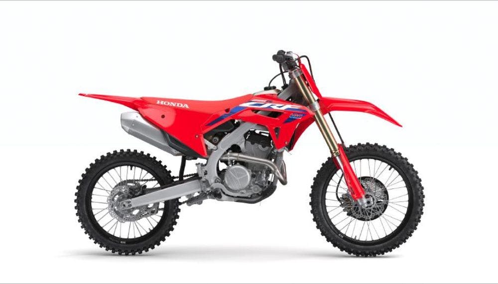 Honda CRF250R in extreme red colour
