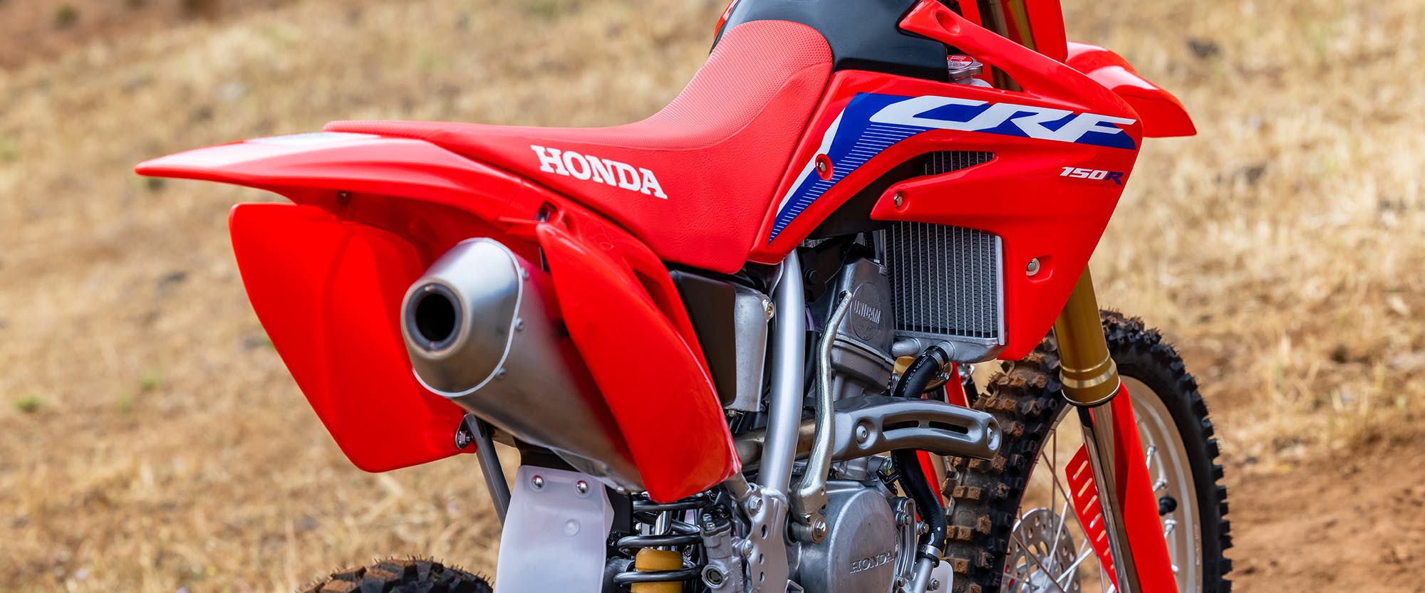 Honda CRF150R in extreme red colour
