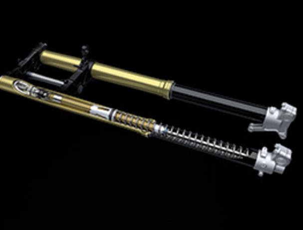 KAWASAKI KX450's spring fork
