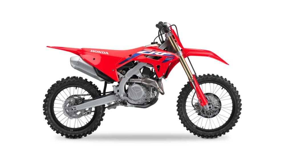 Honda CRF450R in extreme red colour