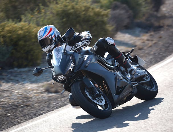Honda CBR650R in pearl smoke grey colour