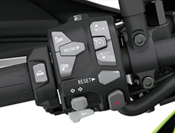 KAWASAKI VERSYS 1000 SE riding mode buttons