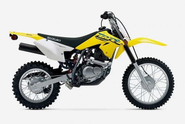 SUZUKI DR-Z125 in champion yellow colour