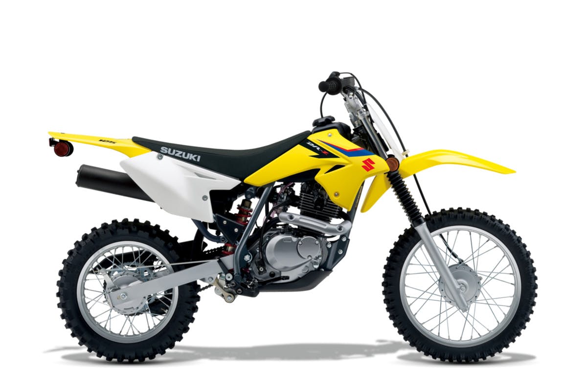 SUZUKI DR-Z125 in champion yellow no.2 colour