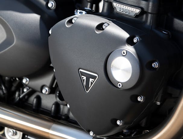 Triumph Thruxton RS engine.