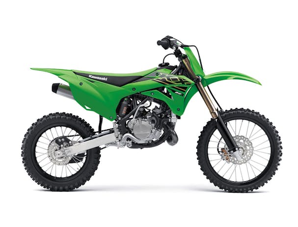 KAWASAKI KX85-II in lime green colour