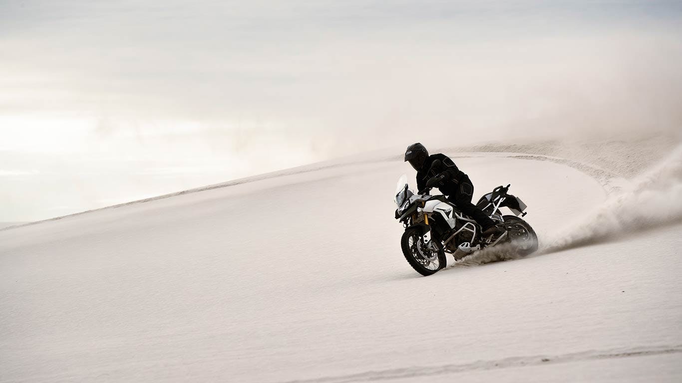 Triumph Tiger 900 Rally on off-road track