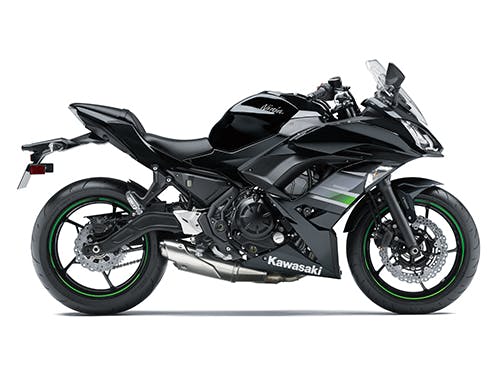 KAWASAKI NINJA 650L in metallic spark black colour