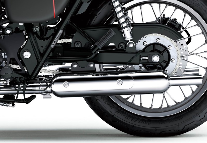 kawasaki w800 cafe exhaust