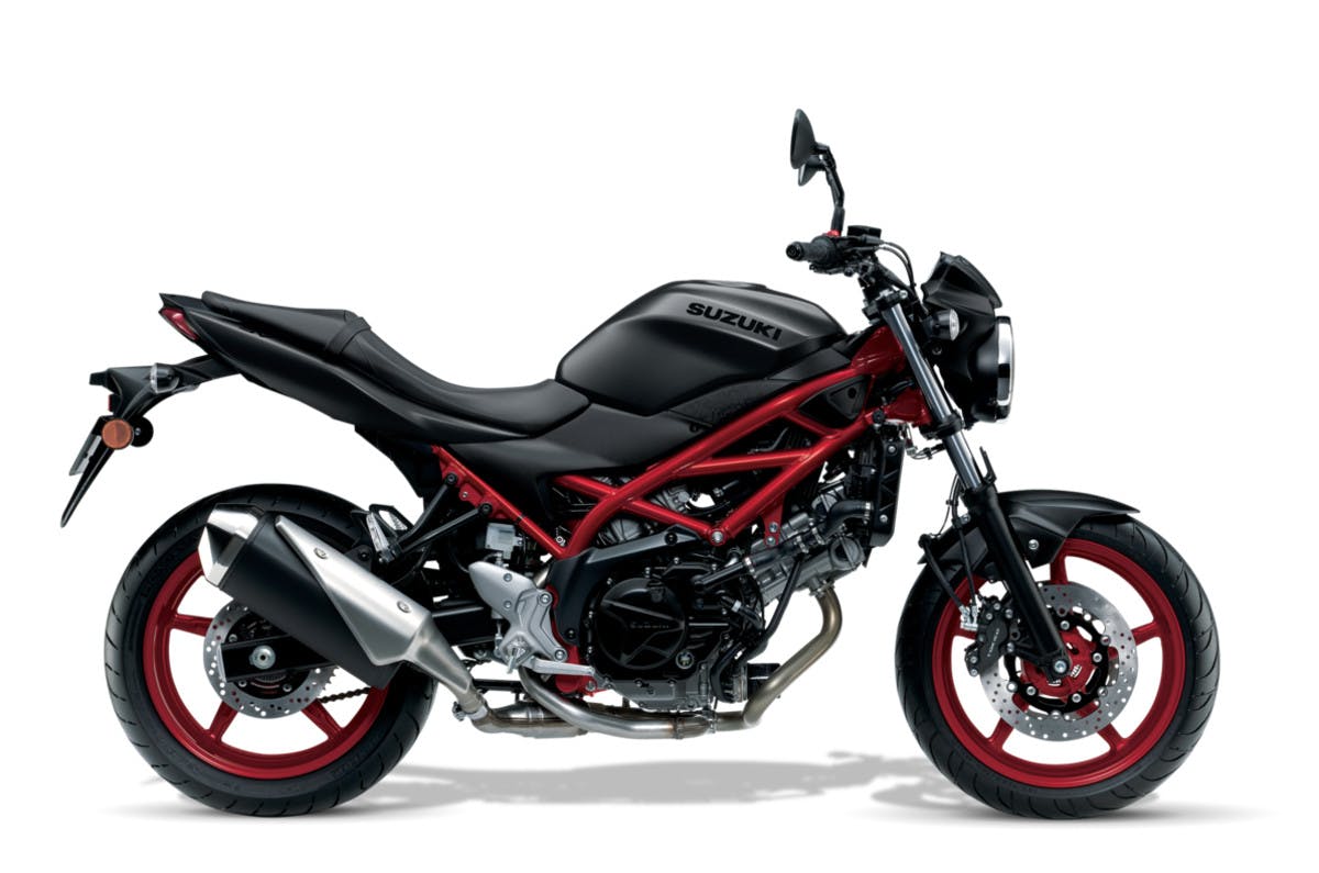 Suzuki SV650 in Metallic Matt Black colour