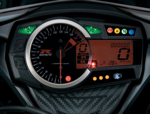 SUZUKI GSX-R750 instrument panel