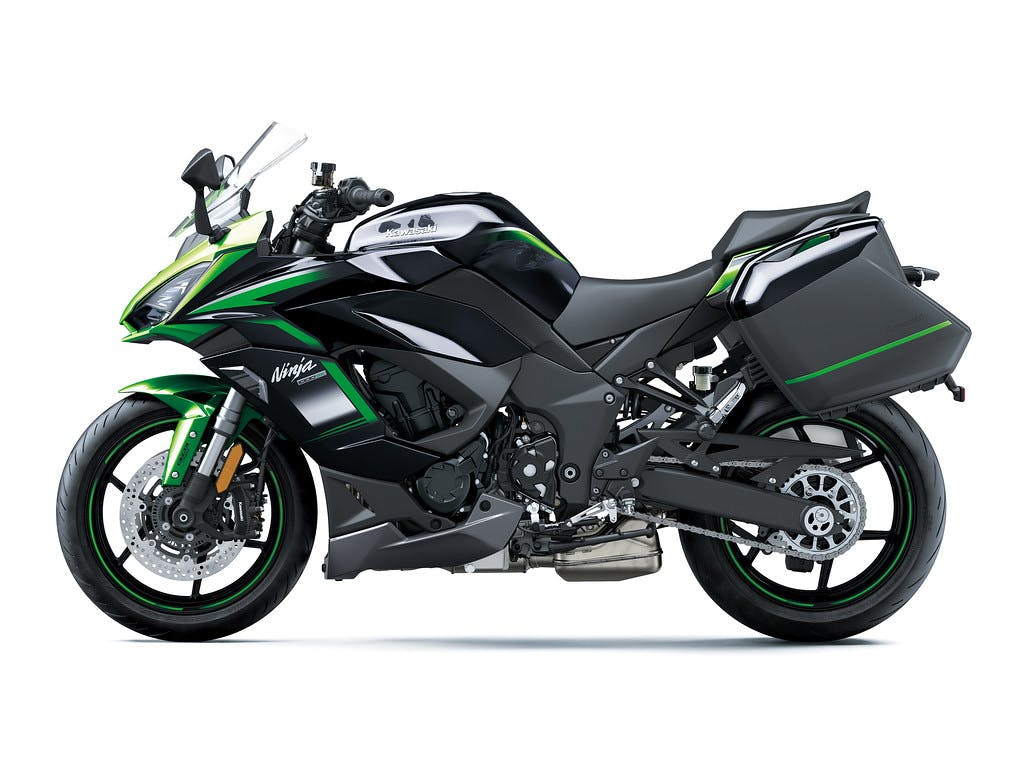 Kawasaki Ninja 1000SX (SE) in Emerald Blazed Green with Metallic Diablo Black and Metallic Flat Spark Black colour