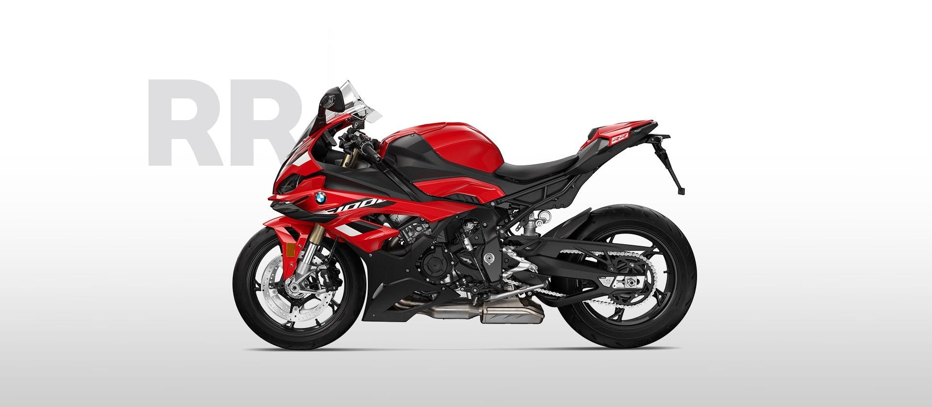 BMW S 1000 RR in racing red colour
