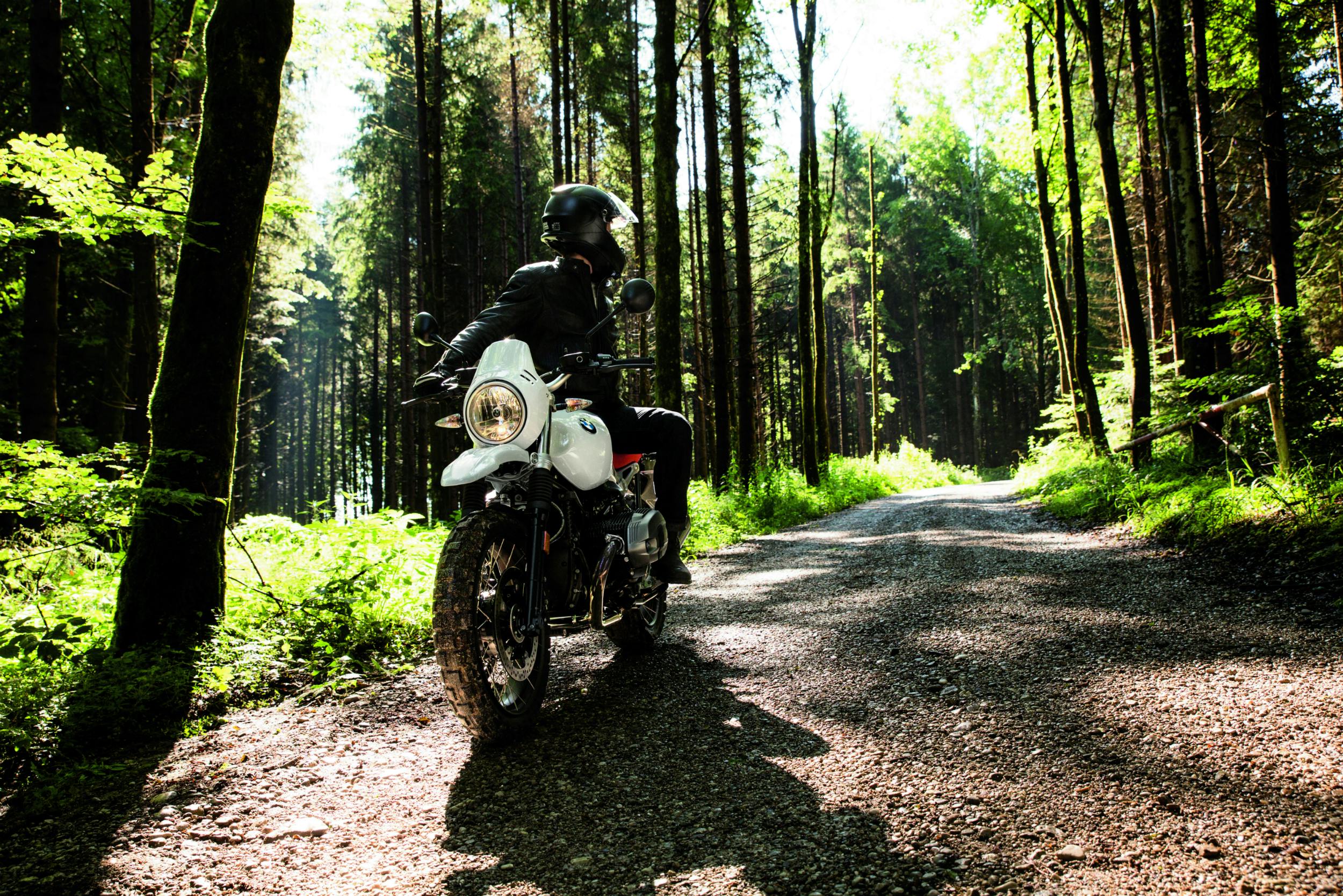 BMW R NINET URBAN G/S being ridden on the road