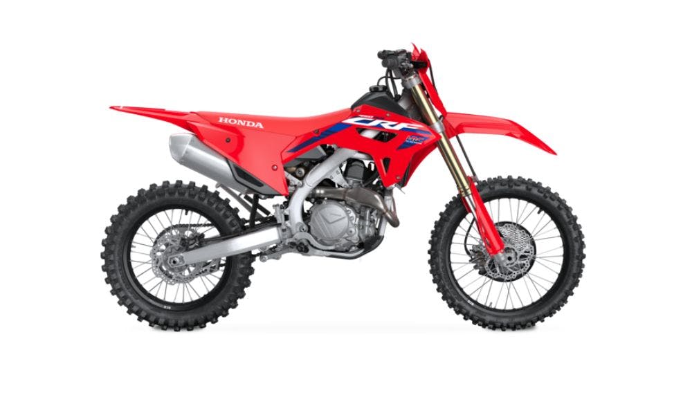 Honda CRF450RX in extreme red colour