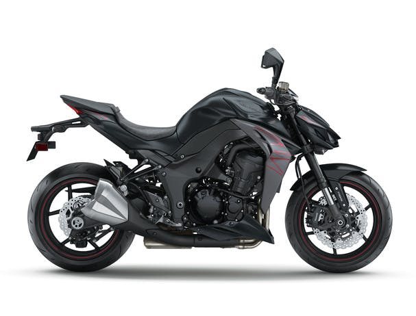 KAWASAKI Z1000 in metallic flat spark black and metallic matte graphite gray colour