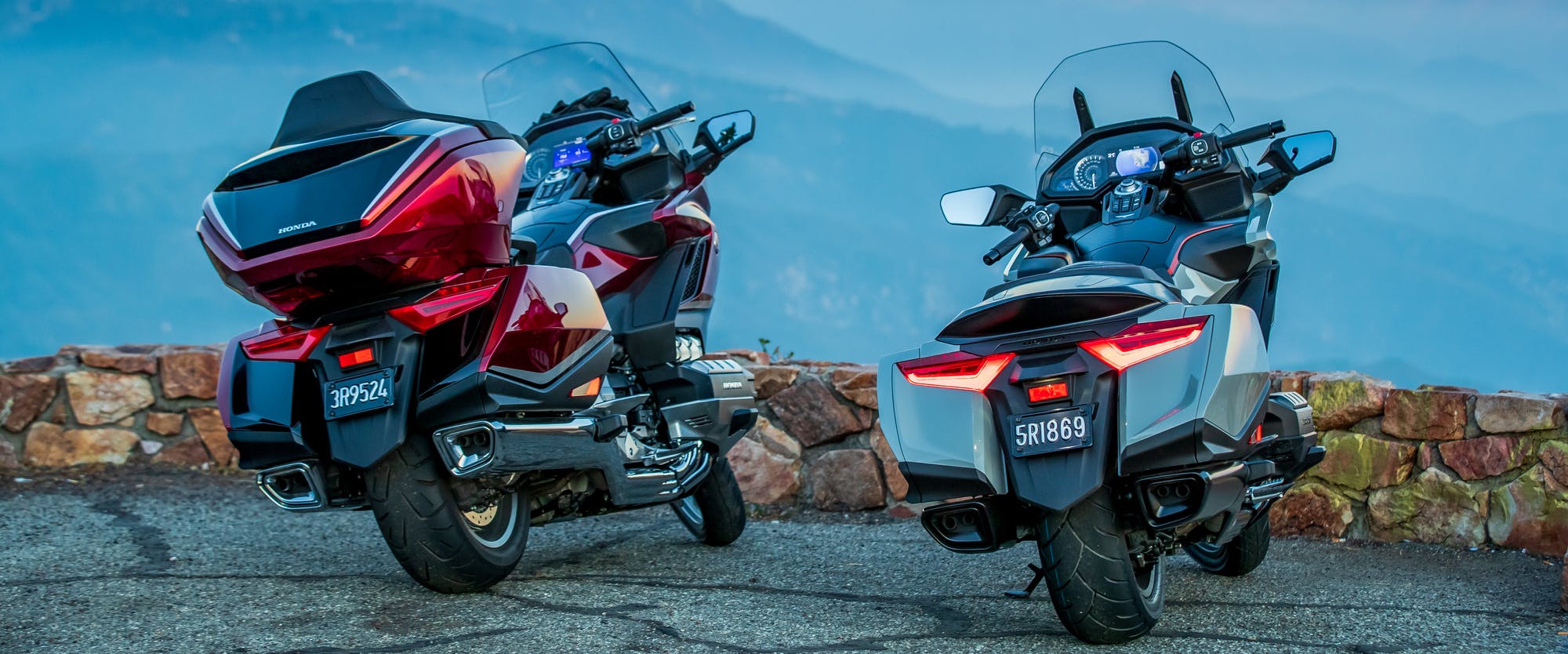 Honda Goldwing Tour Premium parked