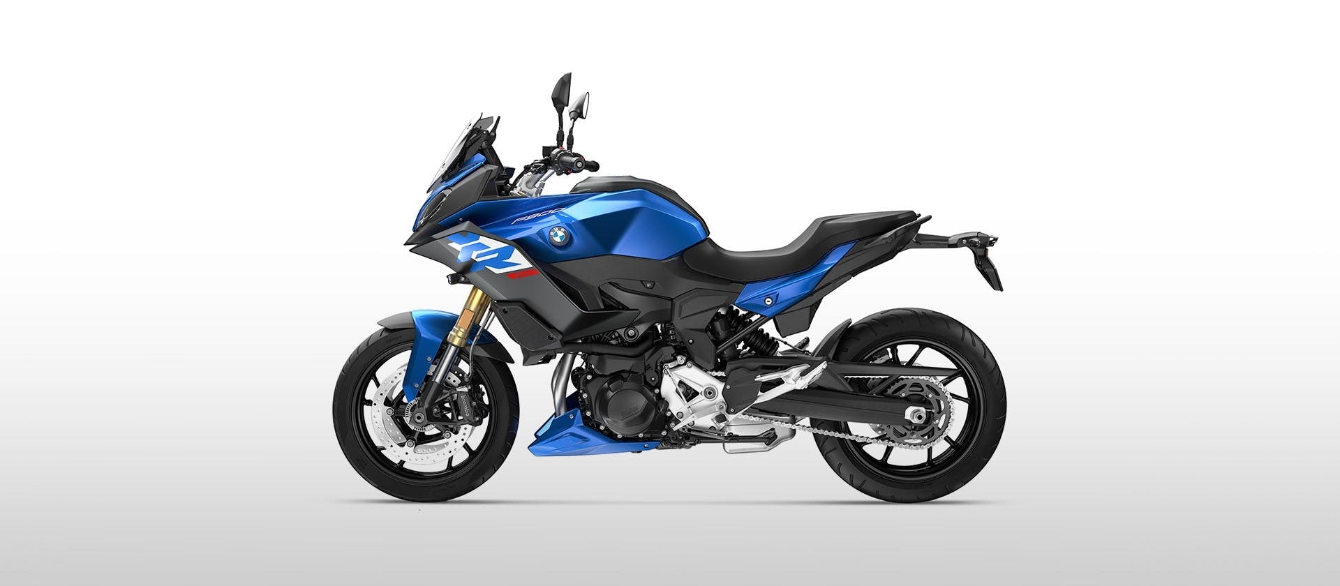 BMW F 900 XR in racing blue colour